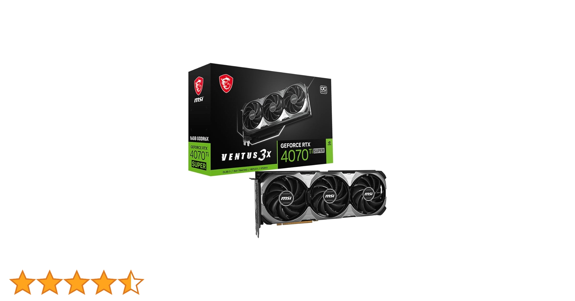 Amazon.in: Buy MSI GeForce RTX 4070 Ti Super 16G Ventus 3X